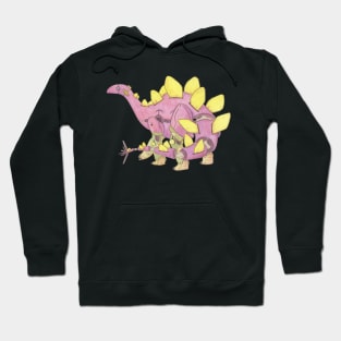 Stegosaurs Robot Hoodie